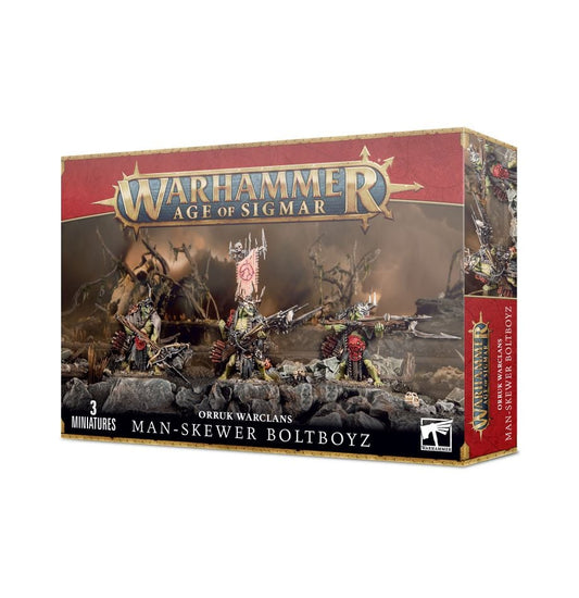 Orruk Warclans Man-Skewer Boltboyz - Loaded Dice