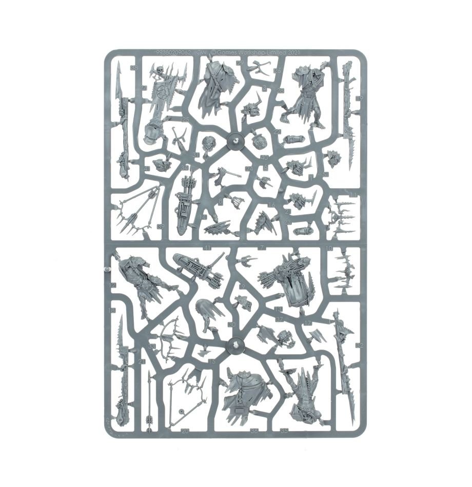 Orruk Warclans Man-Skewer Boltboyz sprue contents - Loaded Dice