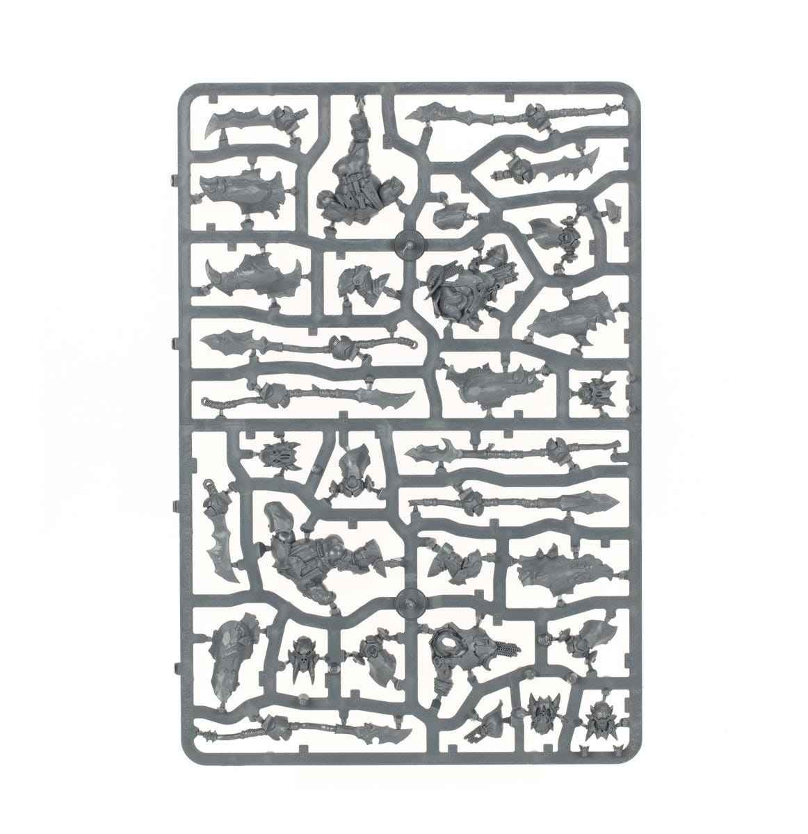 Orruk Warclans Orruk Ardboys unpainted plastic sprue, frame 1 of 3