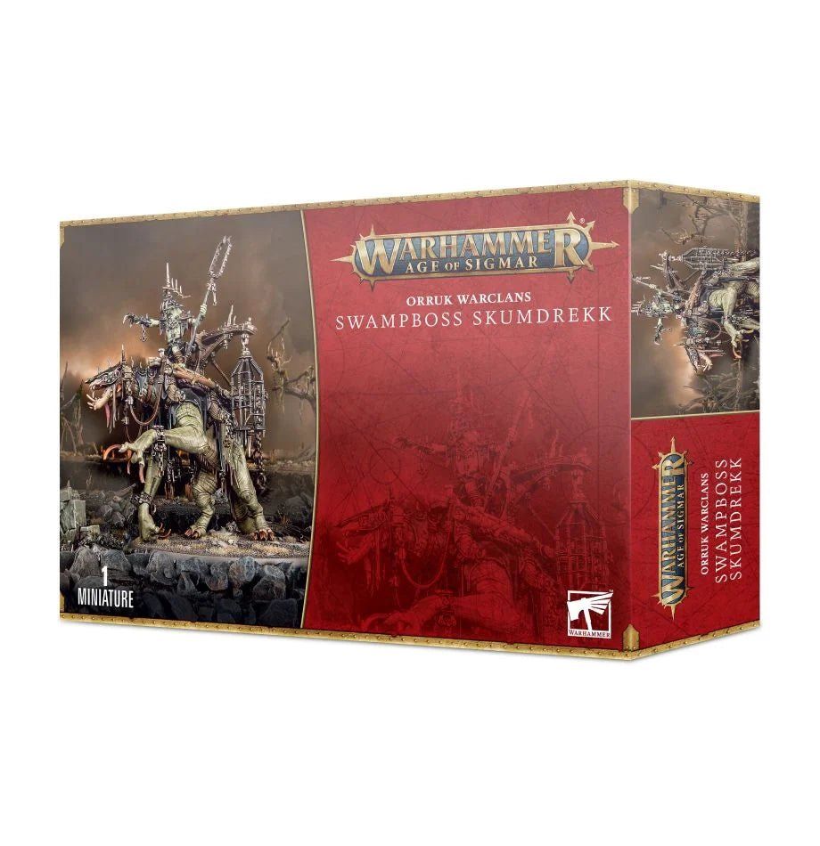 Games Workshop Age of Sigmar Orruk Warclans Swampboss Skumdrekk box front