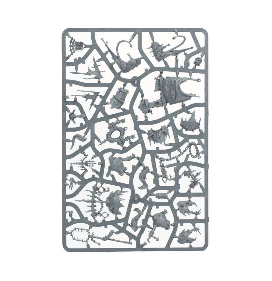 Orruk Warclans: Swampboss Skumdrekk sprue contents - Loaded Dice