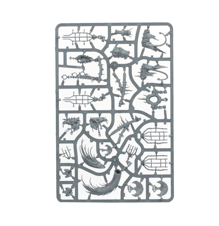 Orruk Warclans: Swampboss Skumdrekk sprue contents - Loaded Dice