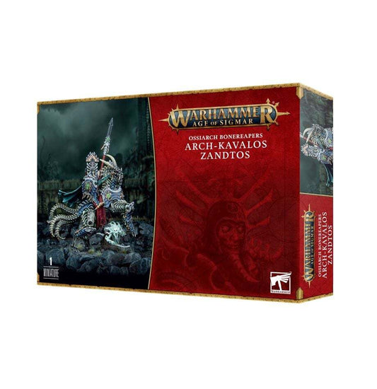 Ossiarch Bonereapers: Arch-Kavalos Zandtos Dark Lance of Ossia - Loaded Dice