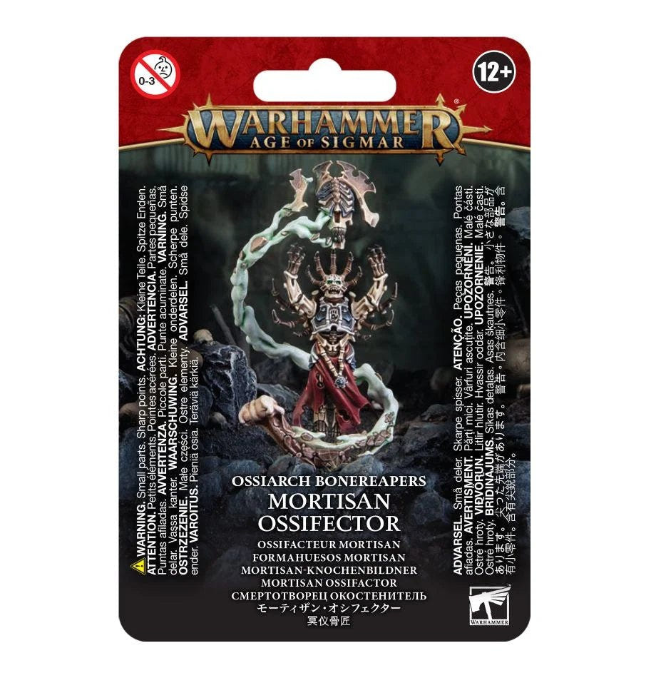 Games Workshop Age of Sigmar Ossiarch Bonereapers Mortisan Ossifector blister pack