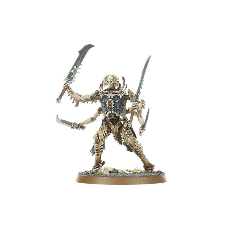 Painted Necropolis Stalker in a striding pose with four curved swords