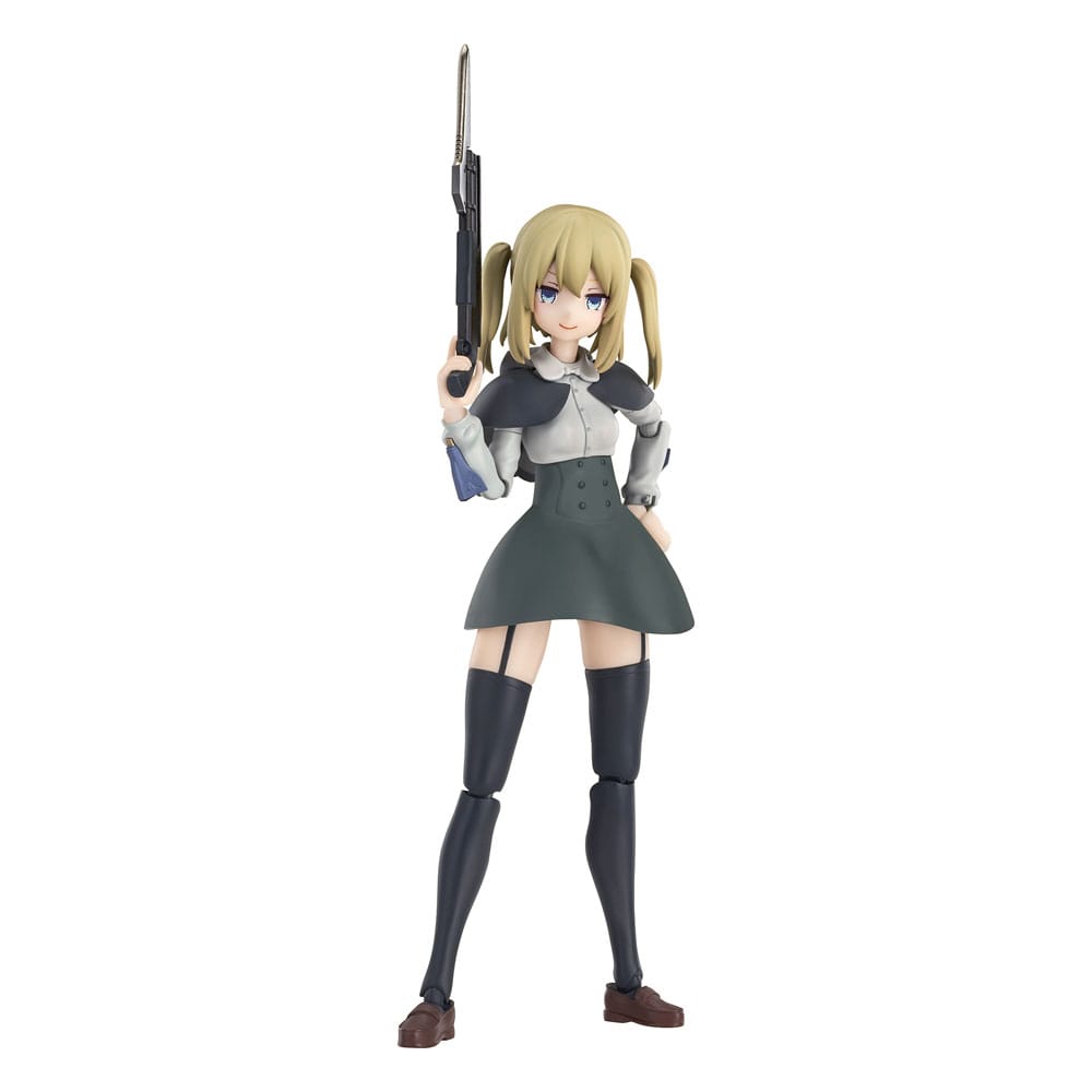 Good Smile Company Hyper Body Partisan action figure holding a bayonet shotgun upright, on white