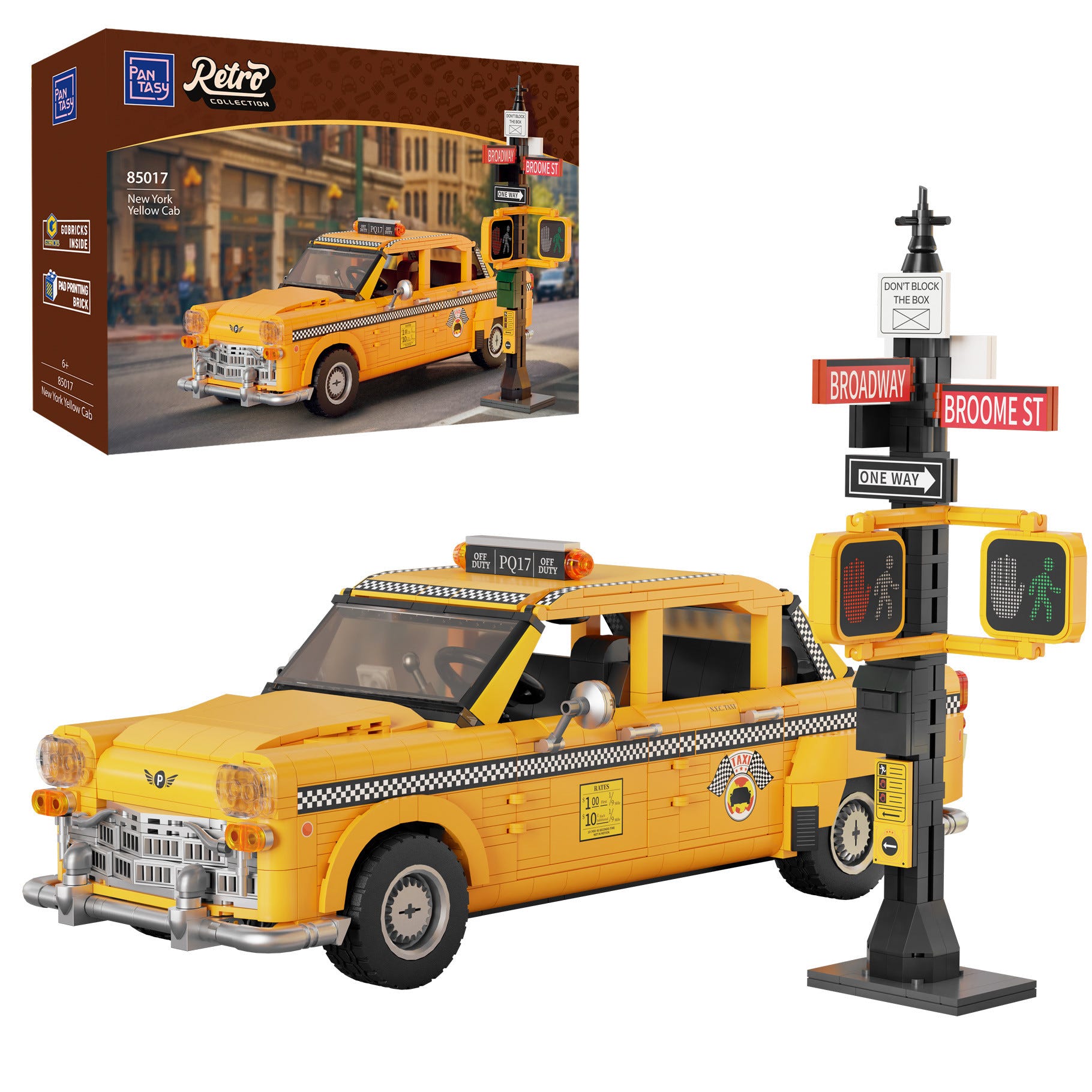 Pantasy New York Yellow Taxi Cab - 1601 pcs - PA85017