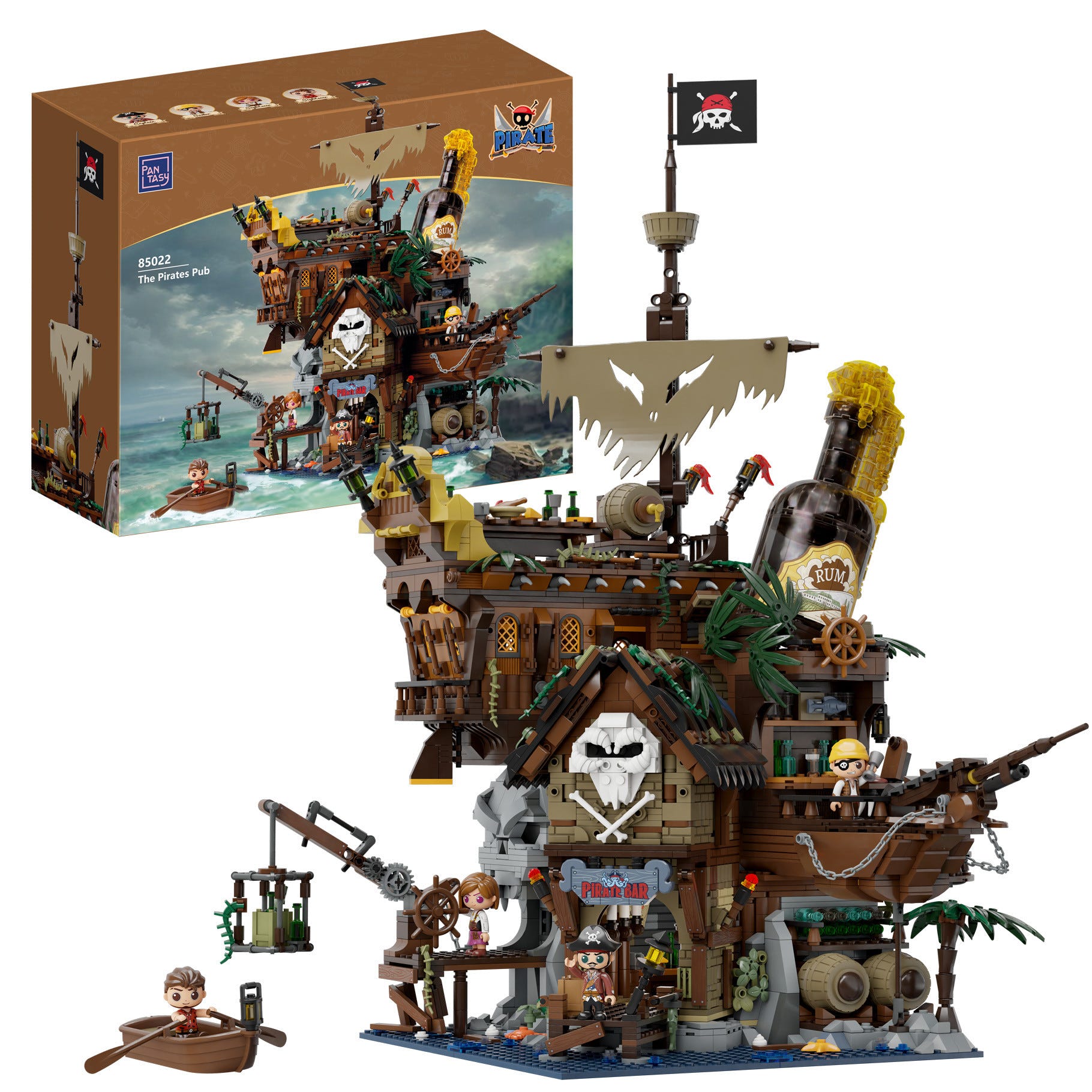 Pantasy The Pirates Pub Ship Building - 2814 pcs - PA85022