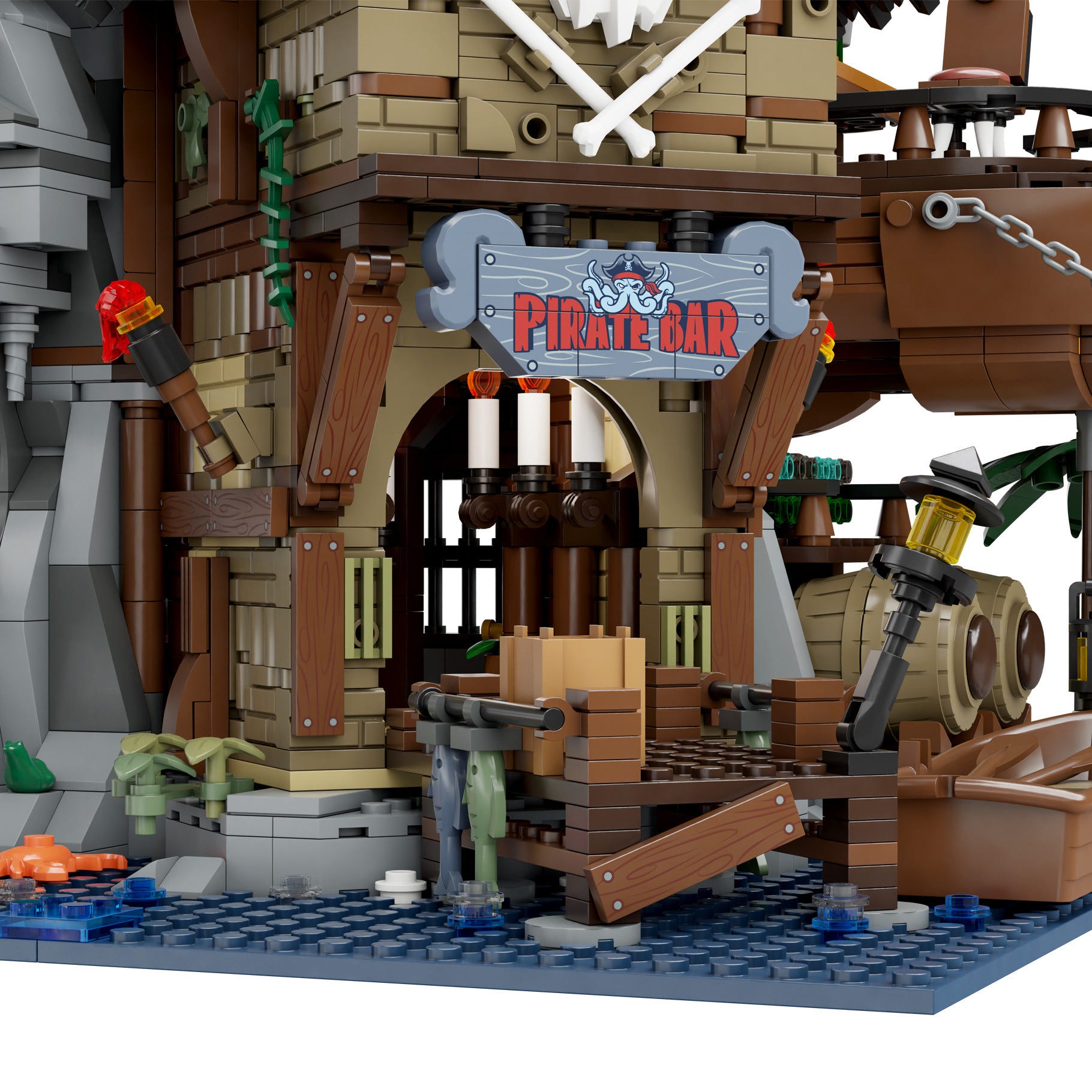 Pantasy The Pirates Pub Ship Building - 2814 pcs - PA85022