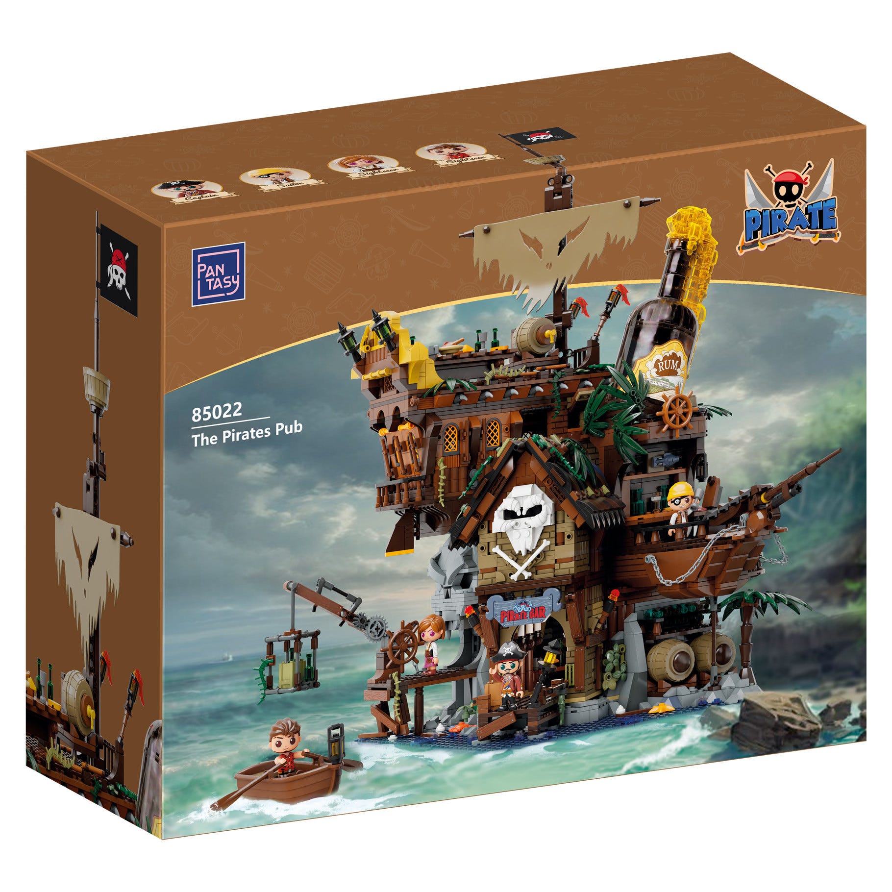 Pantasy The Pirates Pub Ship Building - 2814 pcs - PA85022