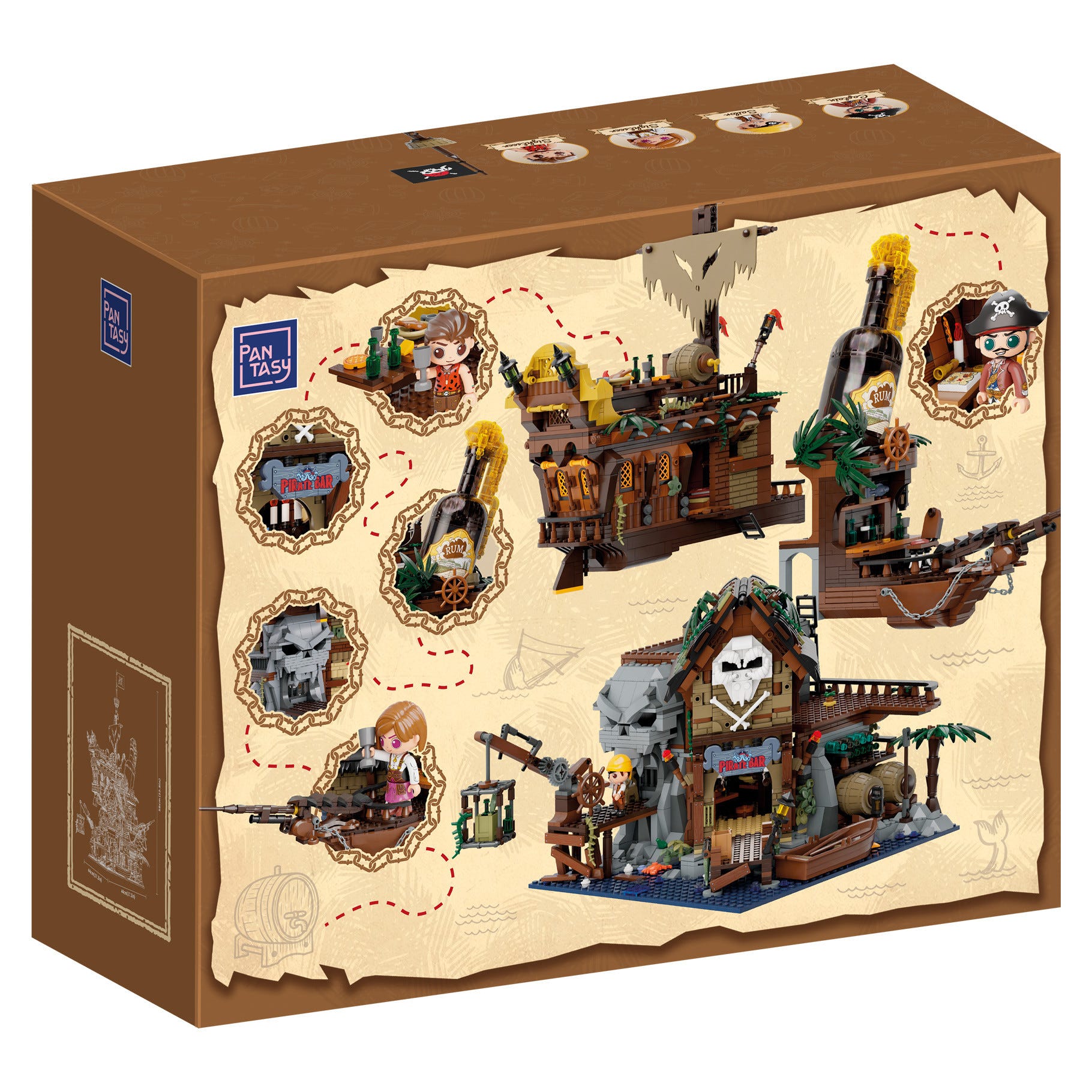 Pantasy The Pirates Pub Ship Building - 2814 pcs - PA85022