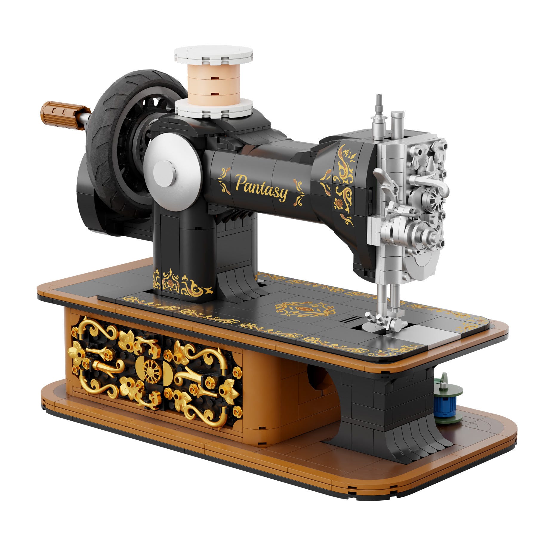 Pantasy Antique Hand Crank Sewing Machine - 1360 pcs - PA85028