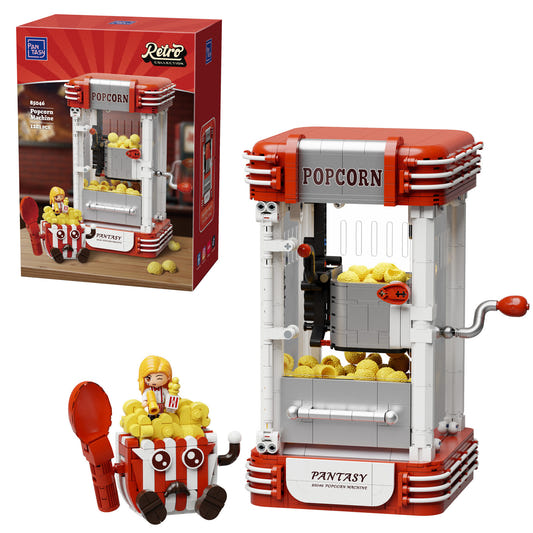 Pantasy Retro Popcorn Maker Machine - 1201 pcs - PA85046