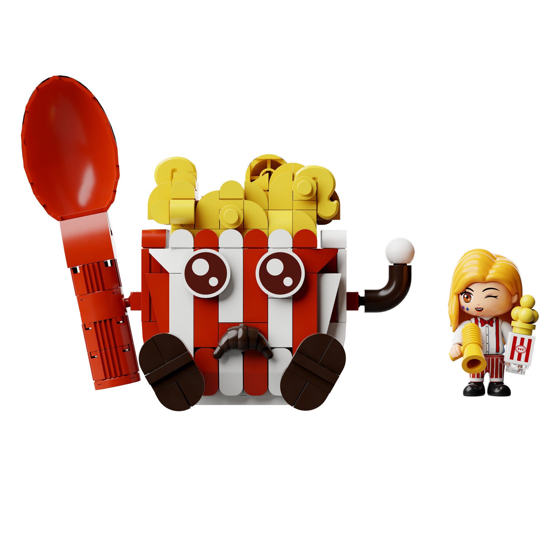 Pantasy Retro Popcorn Maker Machine - 1201 pcs - PA85046