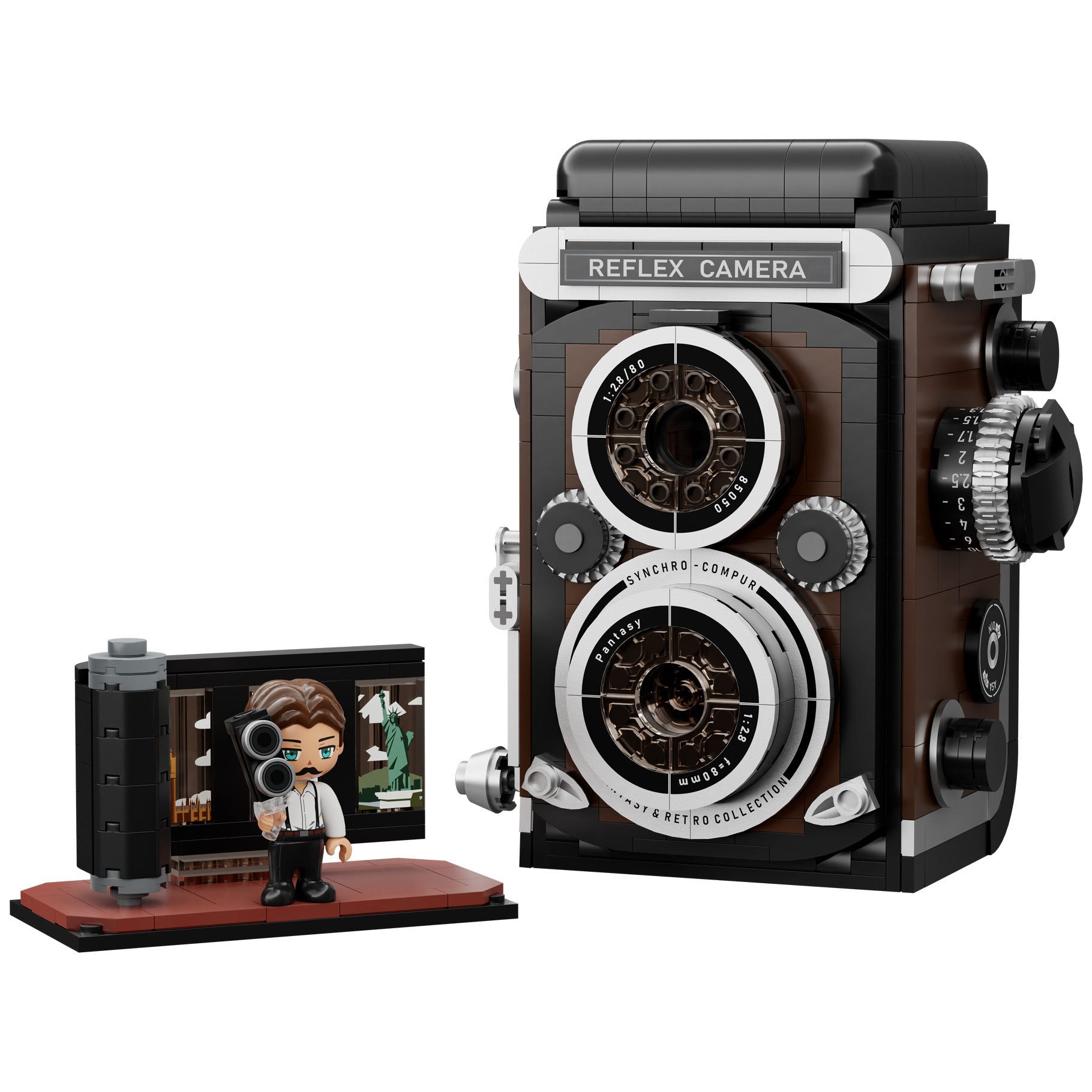Pantasy Retro Twin Lens Reflex Camera - 793 pcs - PA85050