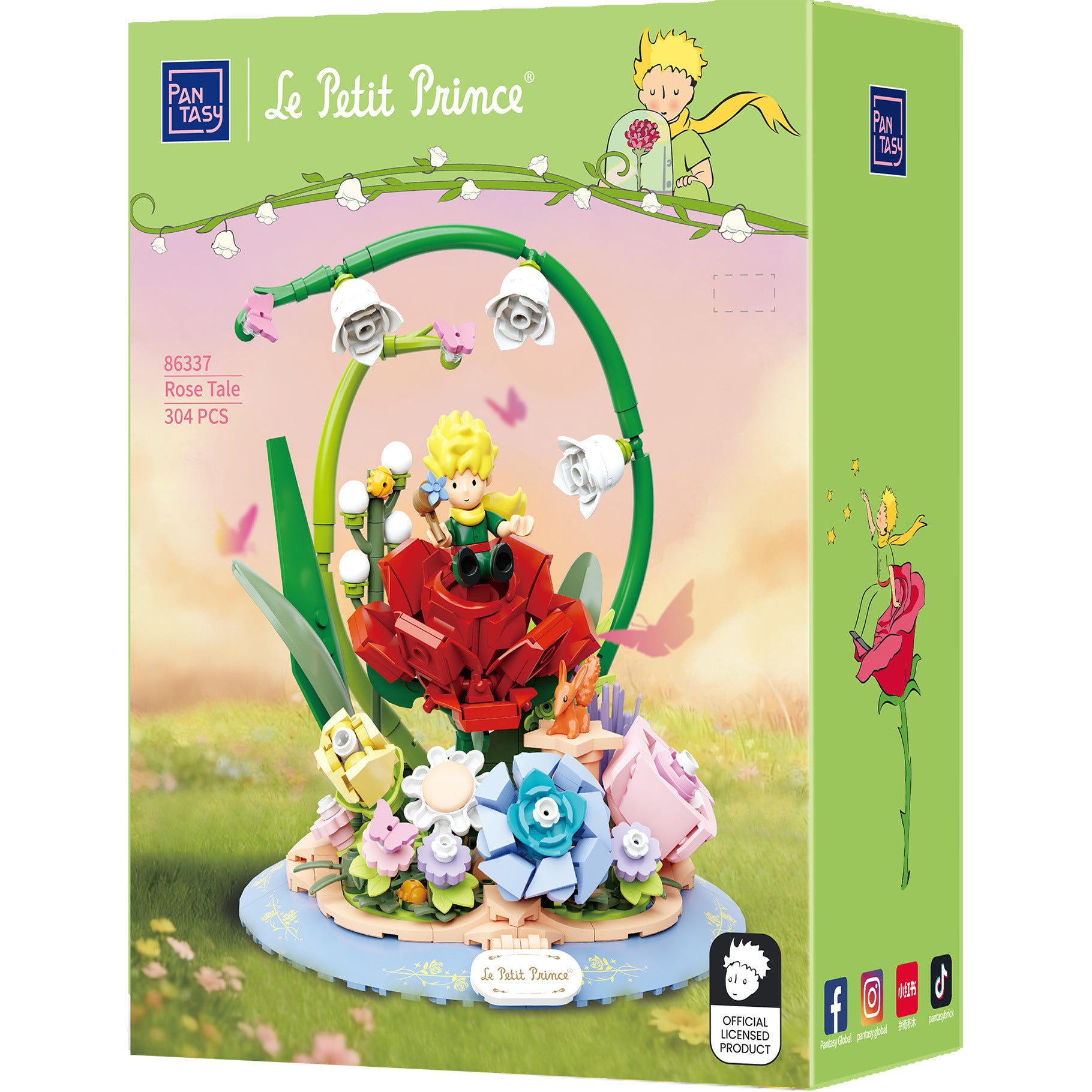 Pantasy Le Petit Prince™ Rose Tale - 304 pcs - PA86337