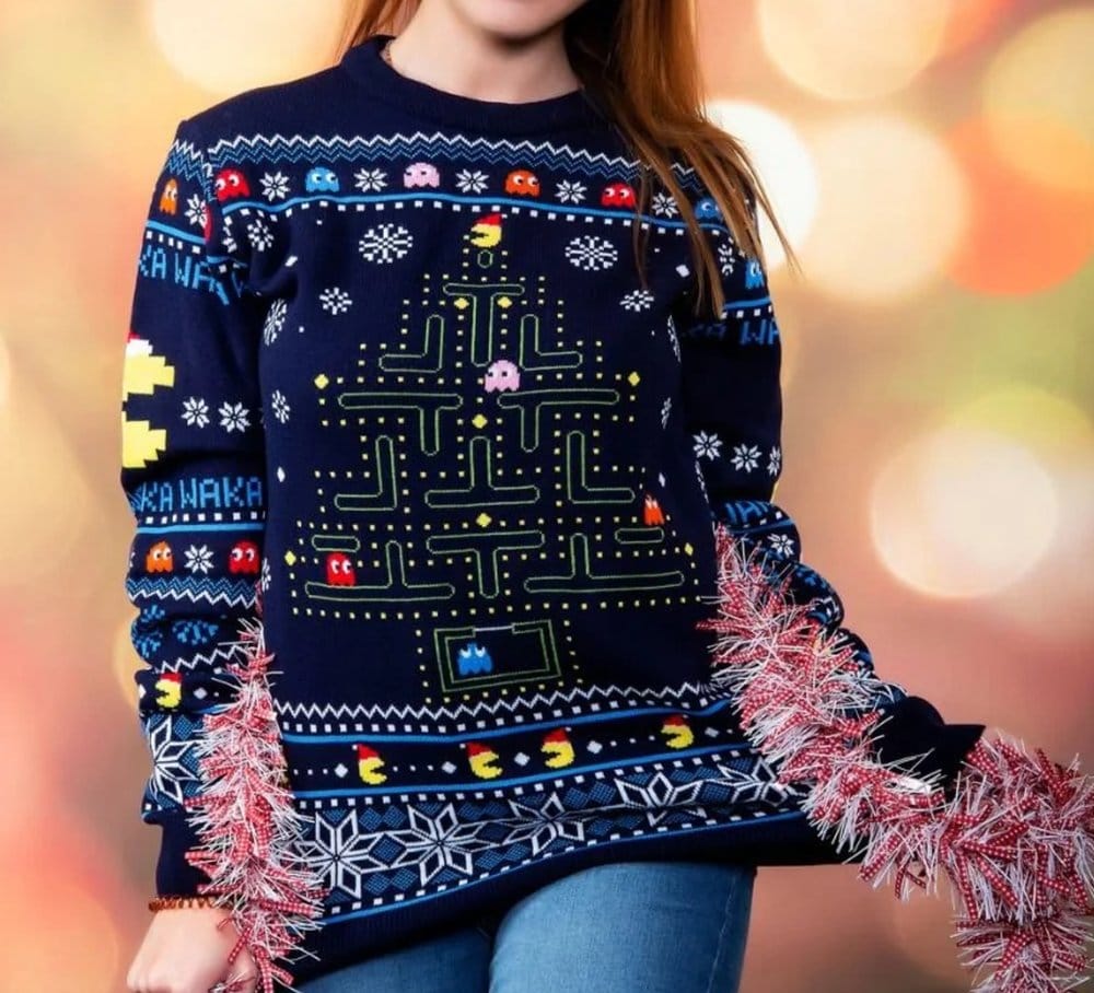 Pac-Man Christmas Jumper