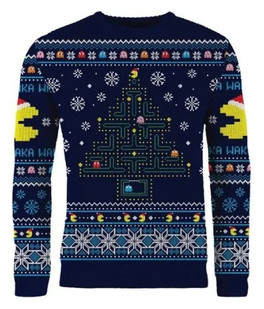 Pac-Man Christmas Jumper