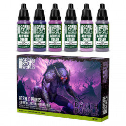 Green Stuff World Paint Set - Darth Purple - Loaded Dice