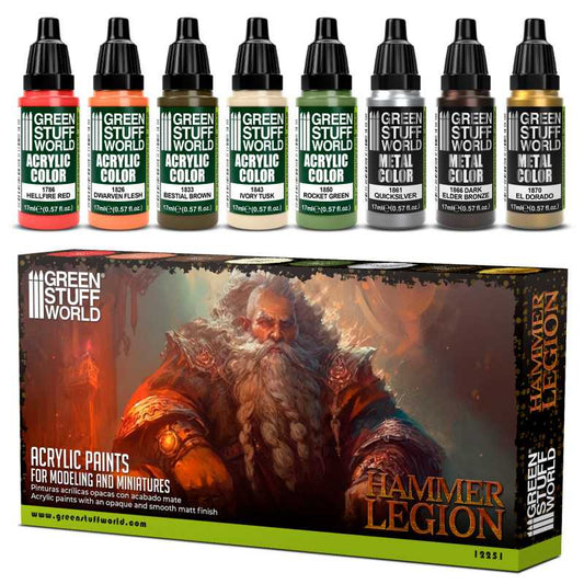Green Stuff World Paint Set - Hammer Legion - Loaded Dice