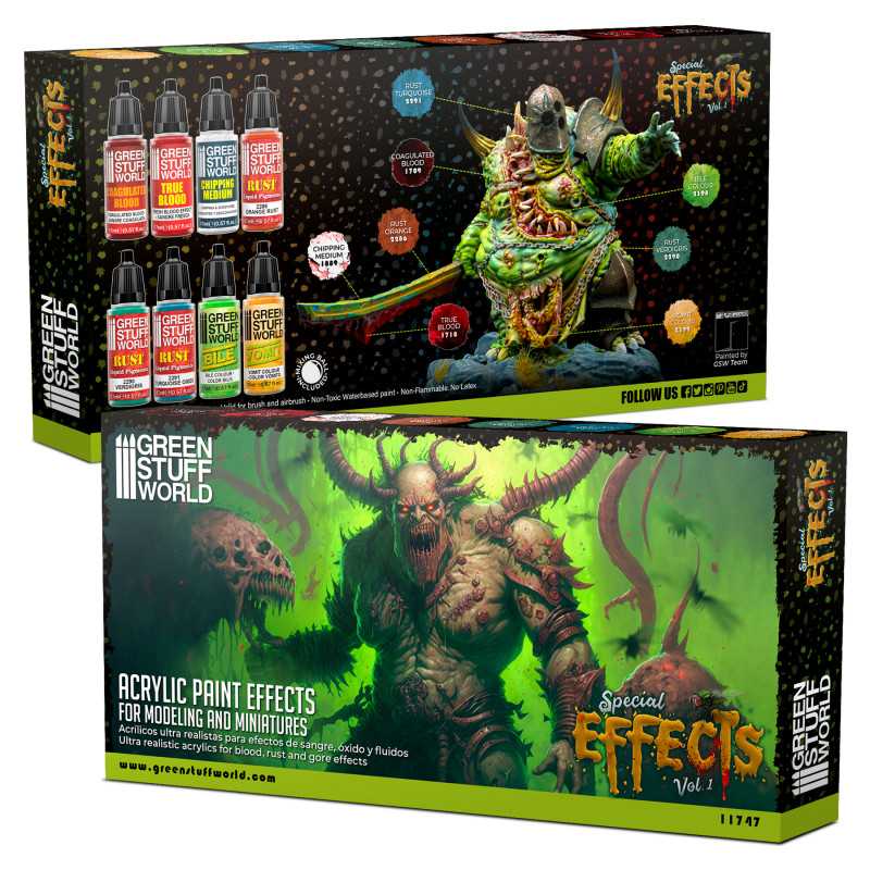 Green Stuff World Paint Set - Special Effects Vol. 1 - Loaded Dice Barry Vale of Glamorgan CF64 3HD