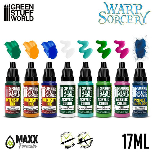 Green Stuff World Paint Set - Warp Sorcery - Loaded Dice