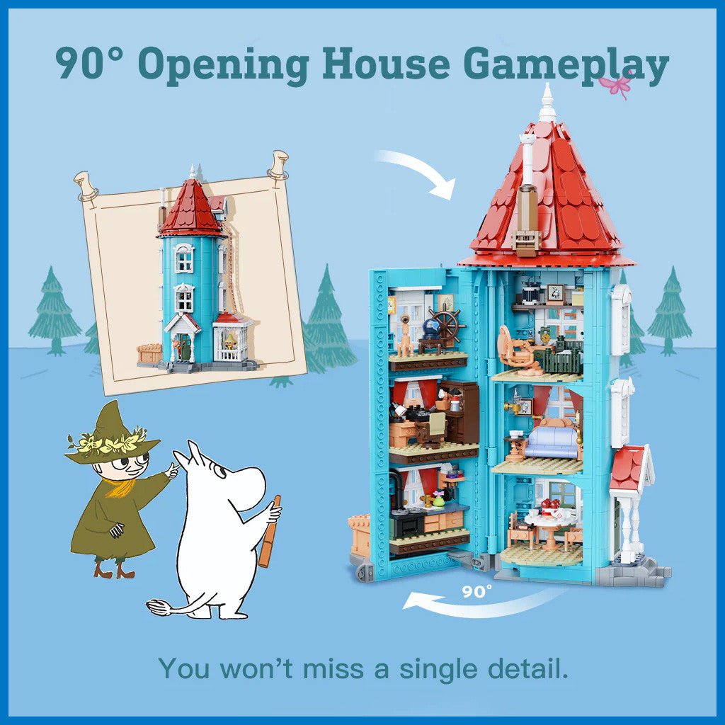 Pantasy Moomin™ Moomin House - 1757 pcs - PA87201