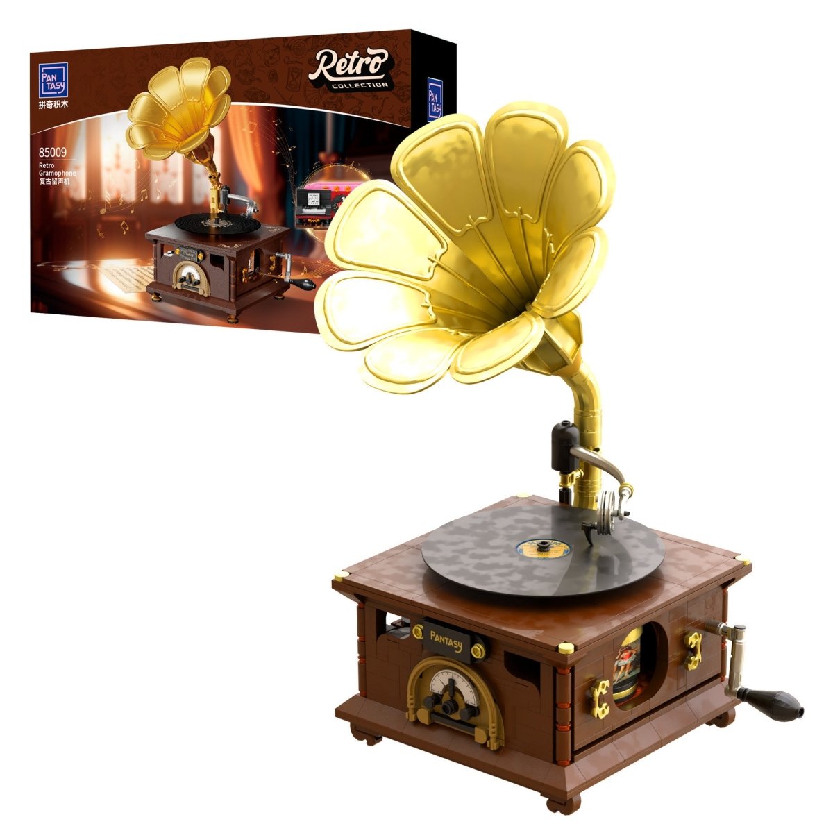 Pantasy Retro Gramophone - 662 pcs - PA85009