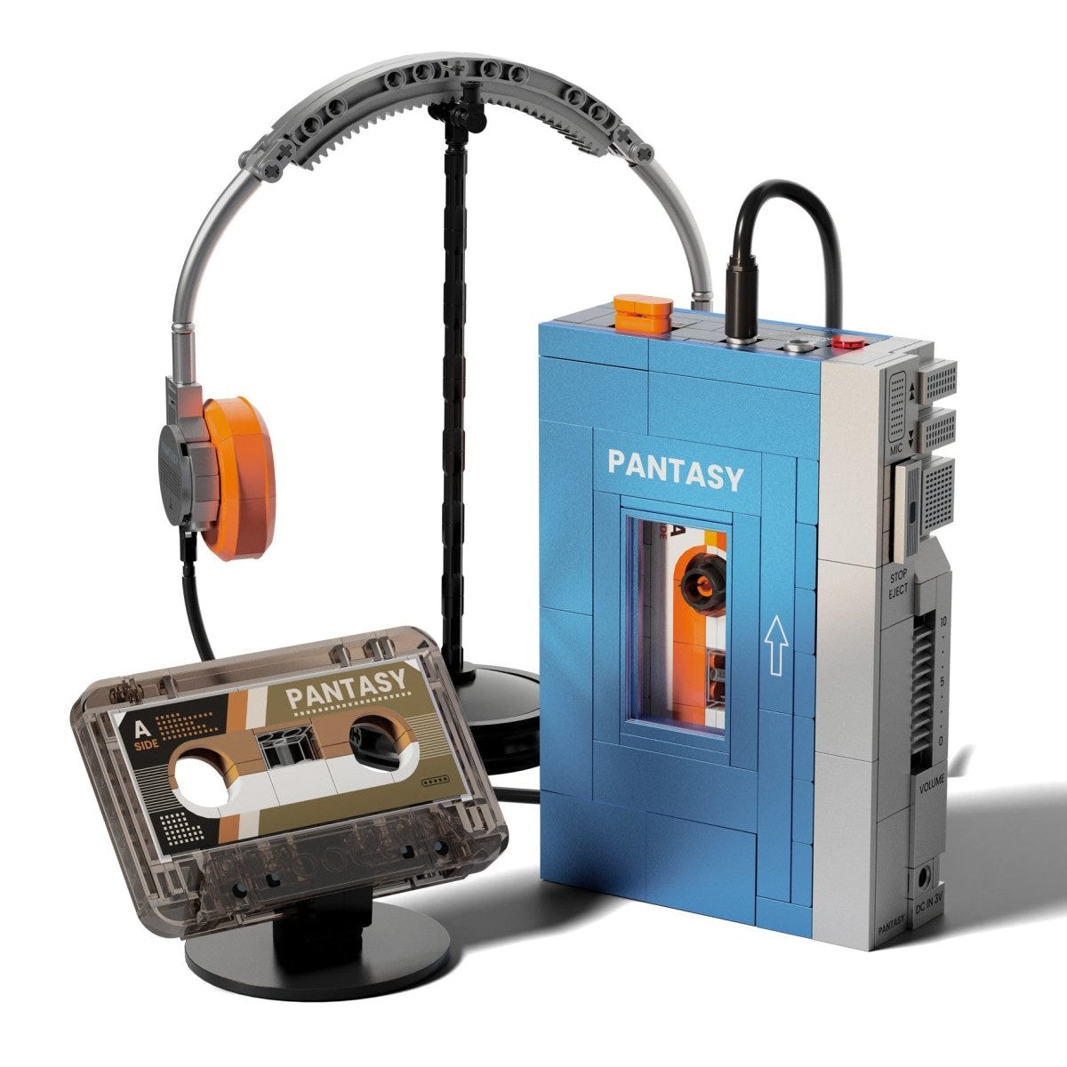 Retro Tape Cassette Player - 569 pcs - Loaded Dice