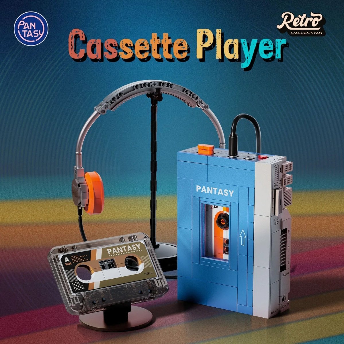 Retro Tape Cassette Player - 569 pcs - Loaded Dice