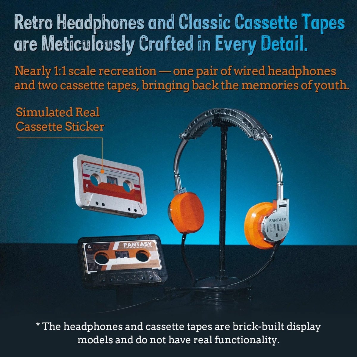 Retro Tape Cassette Player - 569 pcs - Loaded Dice