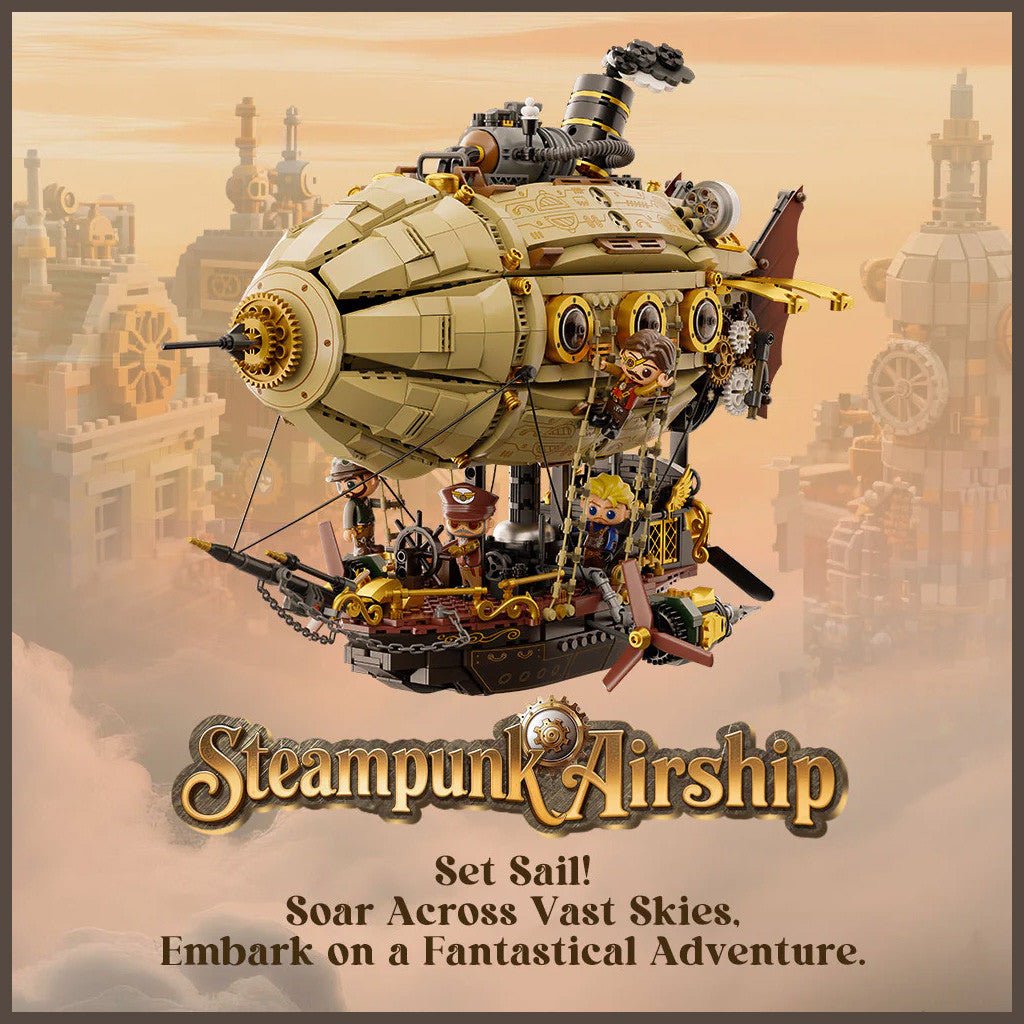 Steampunk Airship - 1949 pcs - Loaded Dice