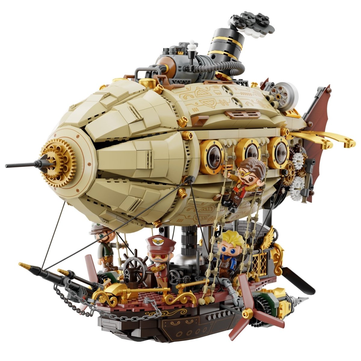 Steampunk Airship - 1949 pcs - Loaded Dice
