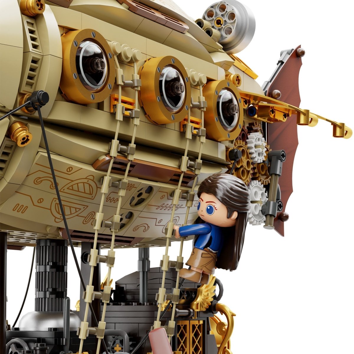 Steampunk Airship - 1949 pcs - Loaded Dice