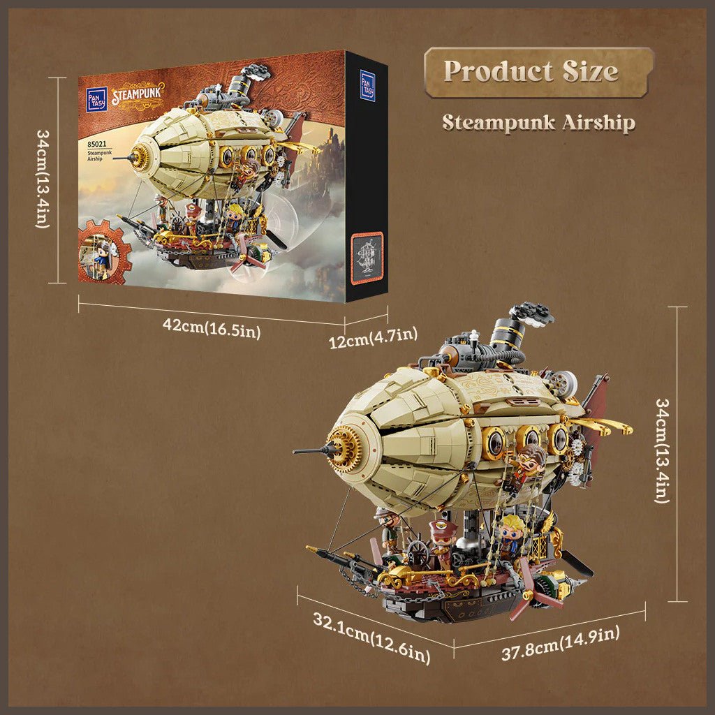 Steampunk Airship - 1949 pcs - Loaded Dice