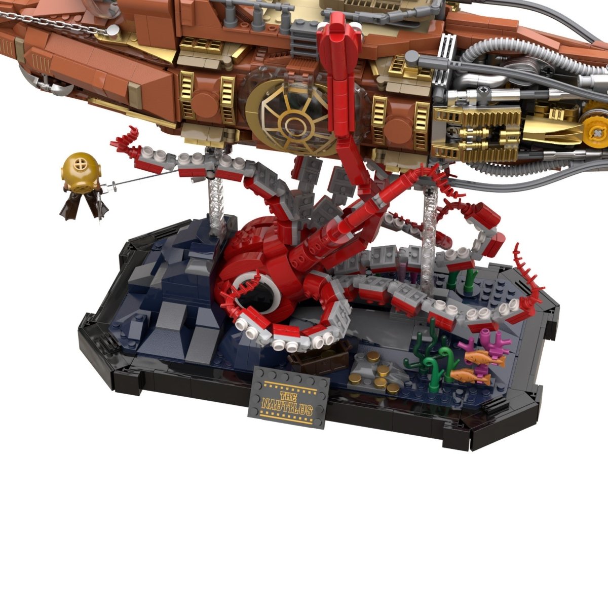 Pantasy The Nautilus Steampunk Submarine - 2552 pcs - PA85029