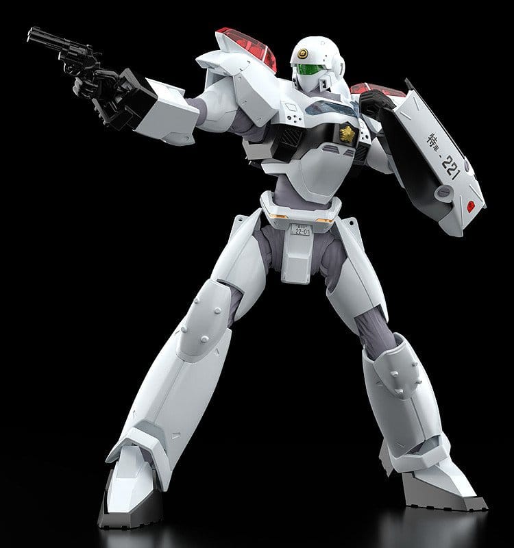 Patlabor 2 AV-2 Valiant aiming a revolver cannon, Moderoid 1/60 kit