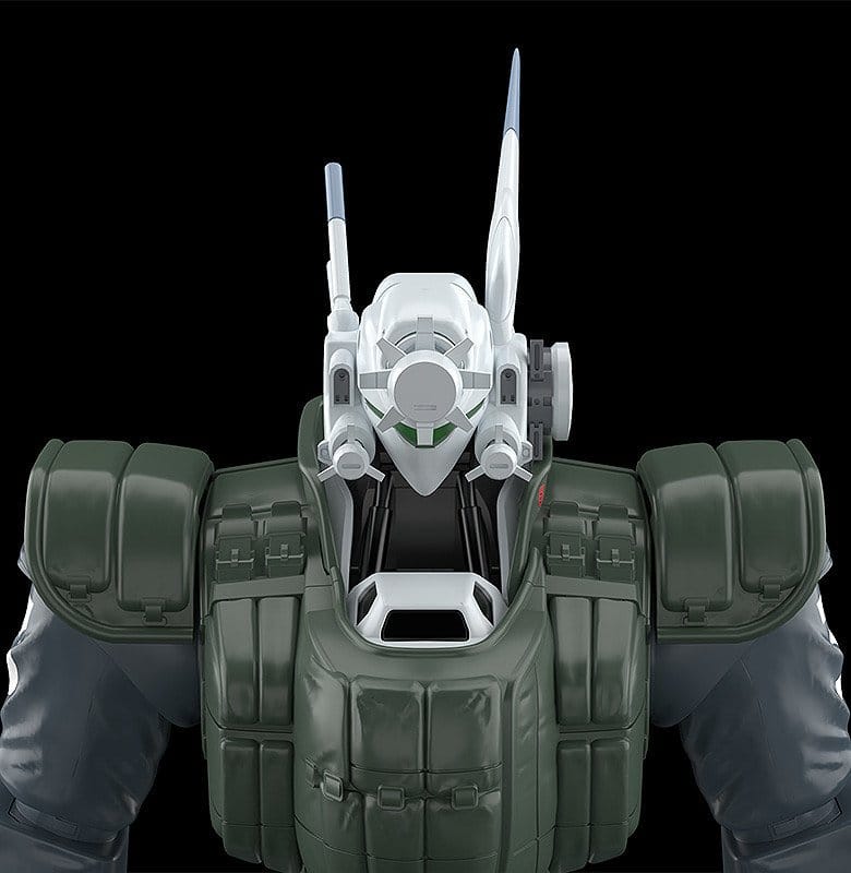 Moderoid Ingram Reactive Armor head and chest close-up, front view