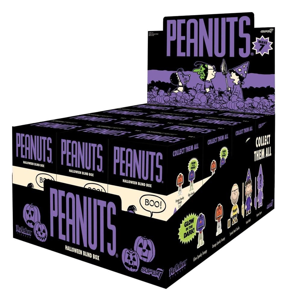Peanuts Action Figure Blind Box Wave 7 Display (12)