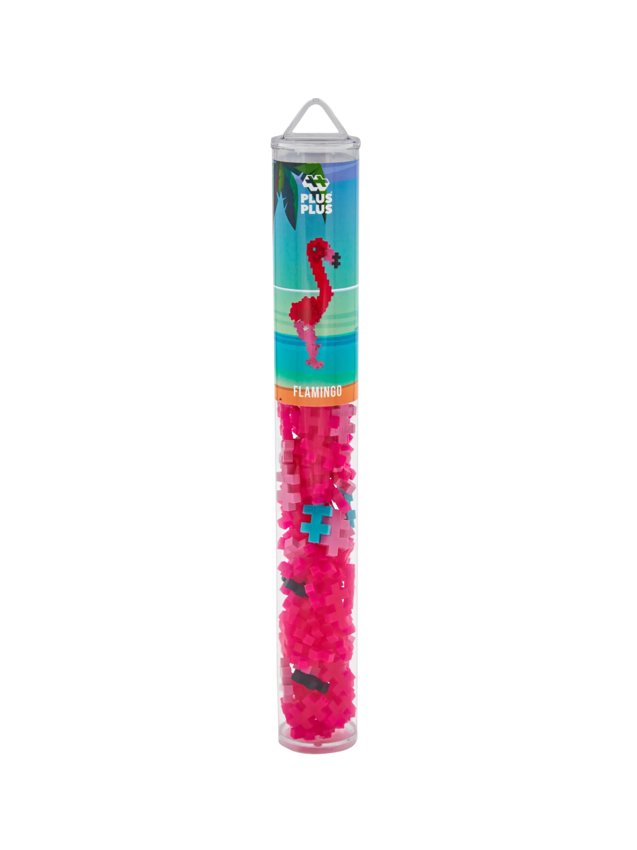 Plus-Plus Flamingo 100 piece tube
