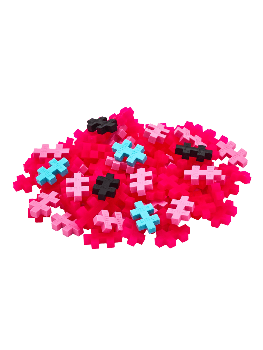 The 100 Plus-Plus pieces from the Flamingo tube