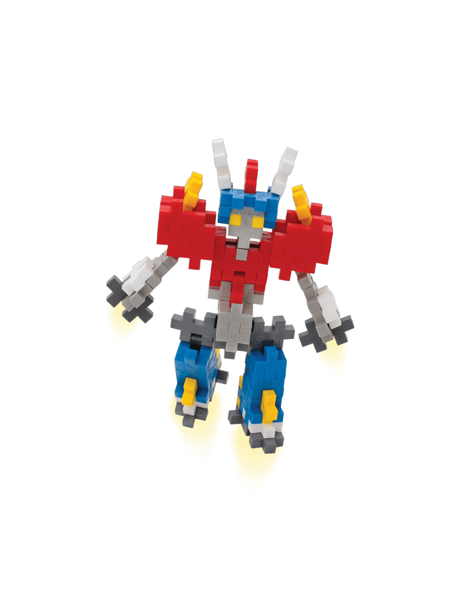 Plus-Plus Mecha Bot built model on its own