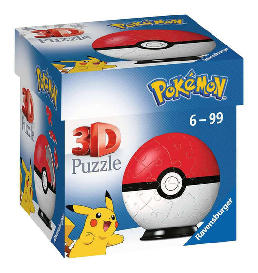 Pokémon 3D Puzzle Pokéballs: Classic (55 pieces) - Loaded Dice