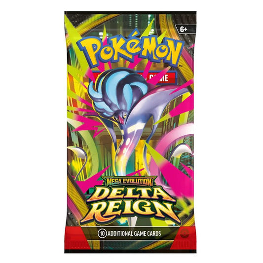 Pokemon TCG Mega Evolution Delta Reign Booster Pack - MAX 6