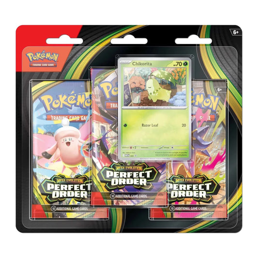 Pokemon TCG: Mega Evolution Perfect Order - 3 Pack trading card product