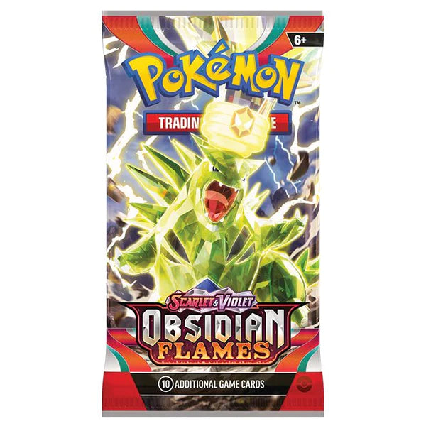 Pokemon TCG: Scarlet & Violet 3 Obsidian Flames Booster Pack - Release Date 11/08/23 - Loaded Dice Barry Vale of Glamorgan CF64 3HD