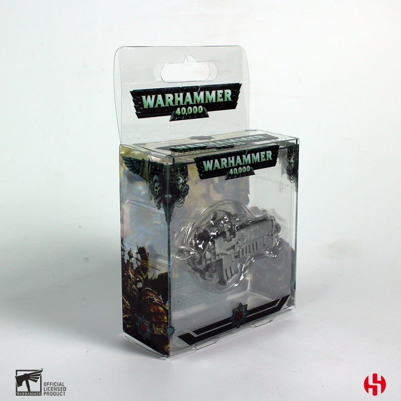Warhammer 40k Metal Bolter Keychain - Loaded Dice
