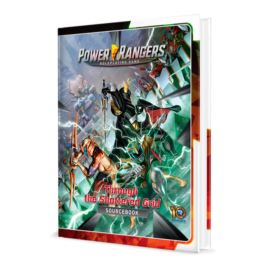 Power Rangers RPG: Through the Shattered Grid Sourcebook roleplaying book