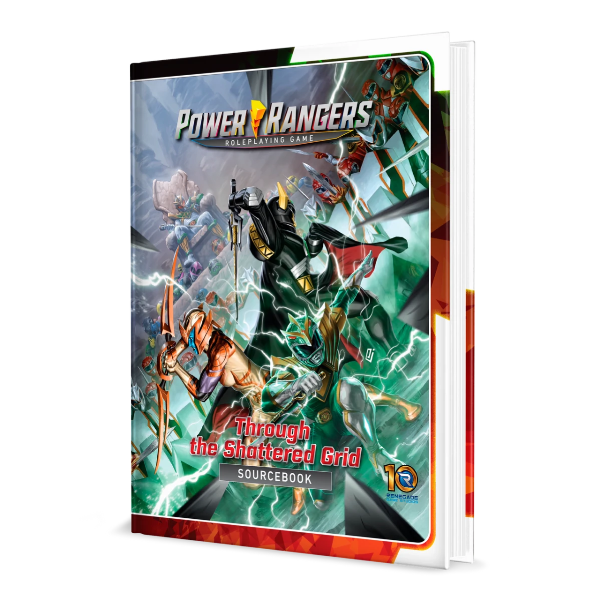 Power Rangers RPG: Through the Shattered Grid Sourcebook roleplaying book