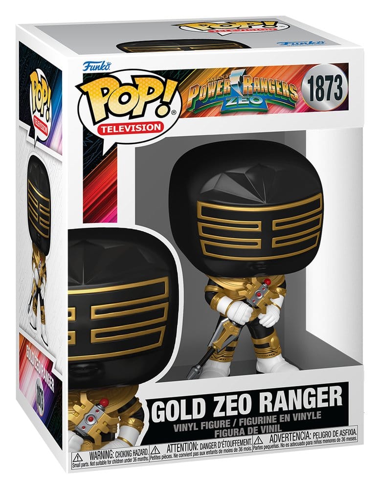 Gold Zeo Ranger Funko POP! Television figure in its Power Rangers Zeo box, number 1873
